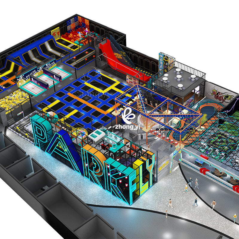 trampoline park equipment