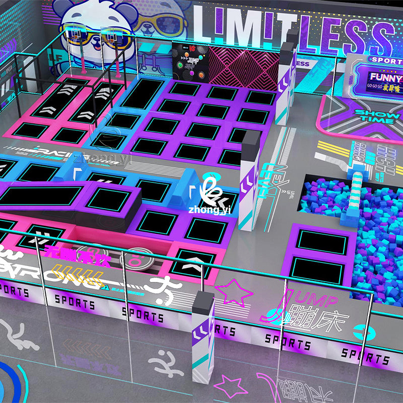 indoor trampoline park for Adults and kids