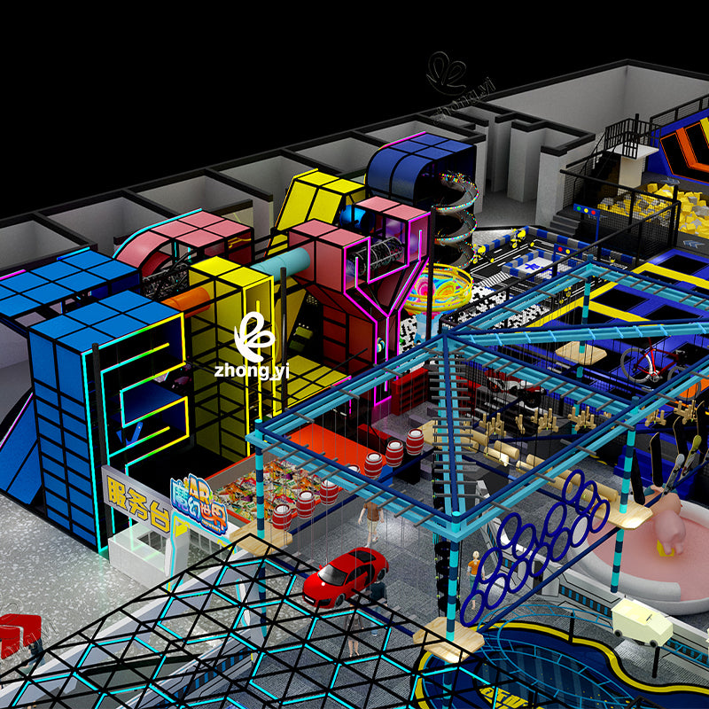 trampoline park equipment