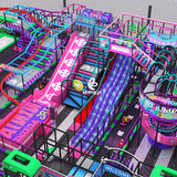 Large commercial trampoline park manufacturer