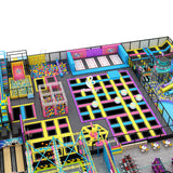 Large commercial trampoline park manufacturer